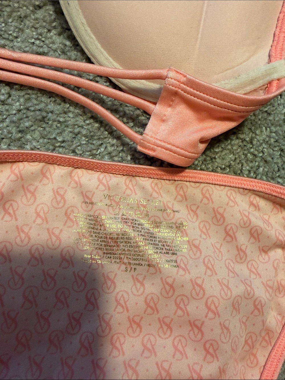 Women’s Coral Push-Up Bikini Set - Picture 5 of 5